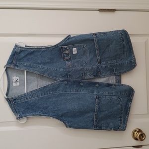 Vintage Calvin Klein Denim Vest Size Large